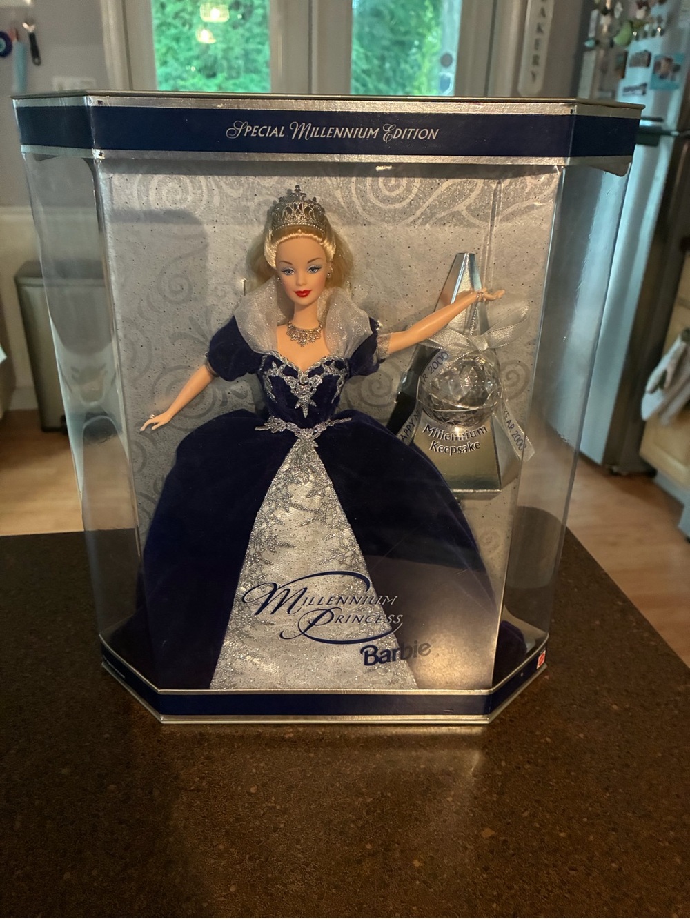 Barbie Millennium Princess in Navy & Silver Ball Gown